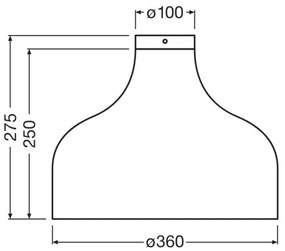 Plafonieră Ledvance DECOR CARDBOARD 1xE27/15W/230V d. 36 cm