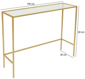 Măsuță decorativă Canvas Gold
