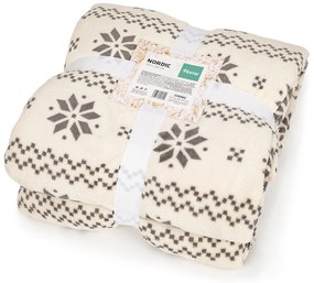 Pătură din blăniță 4Home Nordic bej, 150 x 200 cm