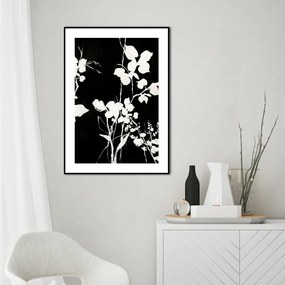 Tablou 50x70 cm Silhouet Leaves – Malerifabrikken