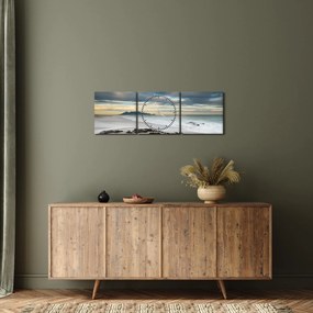 Tablou - Robben Island (cu ceas) (90x30 cm)
