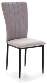 Scaune de dining gri-deschis 4 buc. Holly – Marckeric