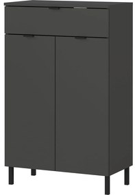 Dulap de baie gri antracit înalt 60x97 cm Arcena – Germania