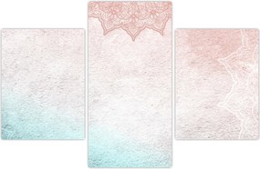 Tablou - Mandala pe zid 2 (90x60 cm)