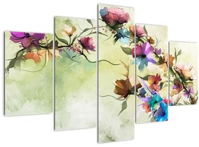 Tablou - Pictua cu flori (150x105 cm)