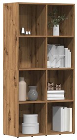 vidaXL Bibliotecă, stejar artizanal, 66x30x130 cm, lemn prelucrat