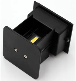 Aplică LED de exterior 2xLED/3W/230V IP54 neagră