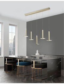 Lustra cu 5 pendule LED design modern Palencia