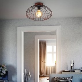 Lustră aplicată RETRO 1xE27/40W/230V cupru B.K. Licht 1471