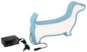 Lampă de masă pentru copii DOG, LED 12W/230V, albastră