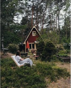 Fotoliu pliabil Karup Design Boogie Raw/Olive Green