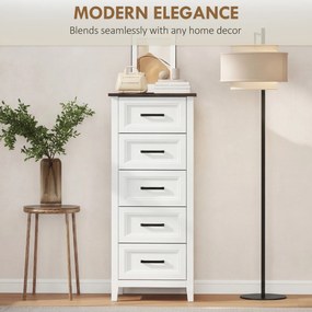 HOMCOM comodă înaltă și îngustă | Aosom Romania