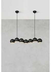 Lustră neagră cu abajur din metal Cupolo – Markslöjd