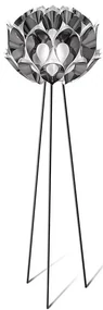 Lampadar cu trepied realizat manual Flora Pewter
