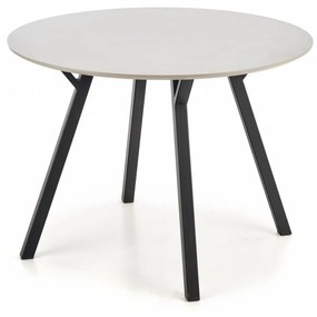 Masa rotunda Balrog gri deschis - d100xh74 cm