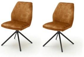 Set 2 scaune de masă NEXORO, portocalii