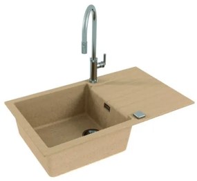 Chiuvetă de bucătărie ALVEUS 1132029 CADIT 86x50 cm bej