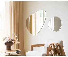 Oglindă de perete Devonport în formă organică, fațetată, 50x50 cm