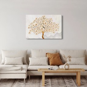 Tablou cu copac cu flori (90x60 cm)