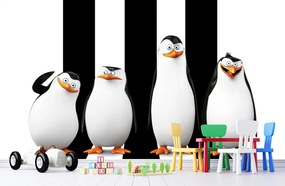Fototapet Copii. Pinguinii din Magadascar. Art.030007