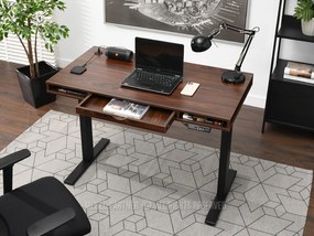 Masă PC Osto 120 (nuc + alb). 1109829