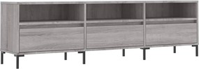 vidaXL Comodă TV, gri sonoma, 150x30x44,5 cm, lemn prelucrat