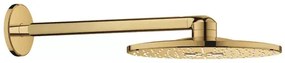 Palarie si brat de dus Grohe Rainshower SmartActive 310 auriu lucios Cool Sunrise cu 2 functii