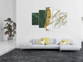Tablou - Marmură verde N⁰1 (150x105 cm)