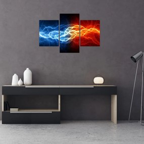 Tablou cu tensiunea de curent (90x60 cm)