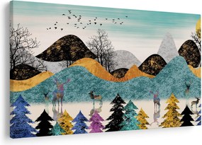 Tablou fgrafic cu cebi (90x60 cm)