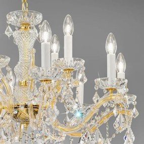 Kolarz 3149.88+4.3.KoT - Candelabru MARIA LOUISE 12xE14/40W/230V aur 24K