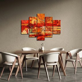 Tablou cu pictură pe pereți (150x105 cm)