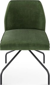 Scaun lemn masiv LOFT cu bază pivotantă, 56 × 83 × 63 cm