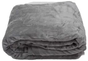 Pătură cocolino pufoasă 200x220cm, Valle Rosa, Grey