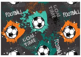 Tapet autoadeziv minge de fotbal în design modern