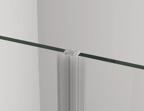 Usa batanta cu profil compensator, negru mat, 70 cm, instalare stanga Ronal Cadura 700 mm, Negru mat, Stanga