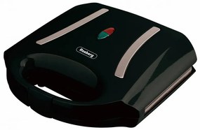 Sandwich maker Rosberg R51442L, 750W, Grill placi antiaderente, Negru