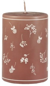 Lumânare Unipar Fleur, durată ardere 30 h, maro