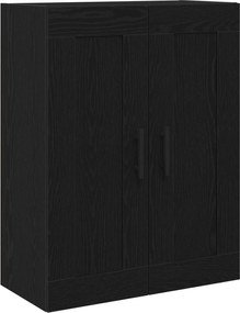 vidaXL Cabinet suspendat Stejar Negru 69,5 x 34 x 90 cm Lemn compozit