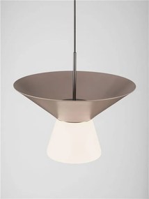 Pendul LED decorativ BARIS Nut Brown 22cm