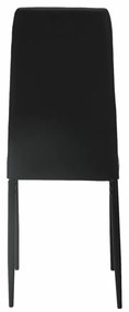 Scaun bucatarie, gri inchis negru, ENRA