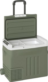 Outsunny Ladă frigorifică electrică portabilă 40 L frigider portabil pentru mașină moduri ECO/MAX mâner telescopic 61x39x49,5cm gri | Aosom Romania