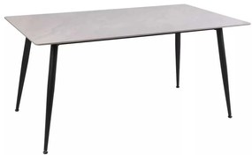 Masă de bucătărie Rion 160 x 90 cm, gri / negru