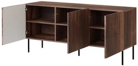 Dulap Azanat 150 3D (Nuc warmia + Negru) . 1105914