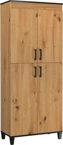Dulap POLA 17 – 80x40x193 cm – Stejar Artisan