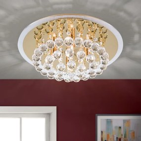 Plafonieră de cristal Orion DLU 2378/4/38 GLORIA 4xG9/40W/230V d. 38 cm auriu