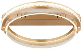 Lustra LED aplicata design circular cu telecomanda BLONDIE D-40cm
