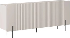 Comodă cu patru uși Malmi 200 cm - cașmir / picioare negre