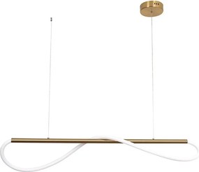 Lustră LED suspendată pe cablu MELECA LED/24W/230V 3000/4000/6000K 100 cm auriu