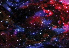 Fototapet - Cosmos colorat (254x184 cm), în 8 de alte dimensiuni noi